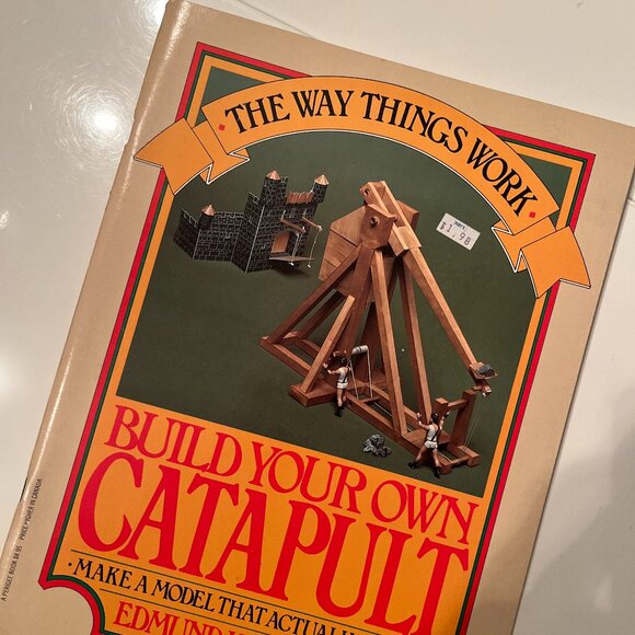 Vintage Build Your Own Catapult - Make a Model that Works (1982) (1 of 2) - Picture 2 of 9